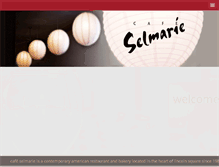 Tablet Screenshot of cafeselmarie.com